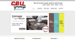 Desktop Screenshot of cbu-granits.fr
