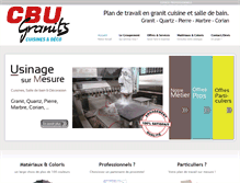 Tablet Screenshot of cbu-granits.fr